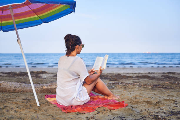 istock Woman on beach 1331413393