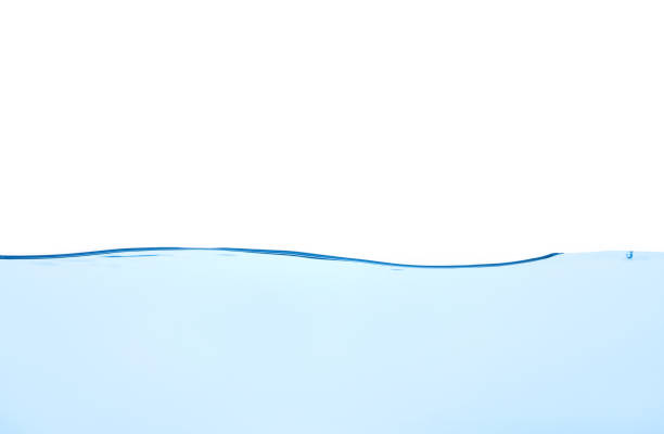istock Light blue water wave with air bubbles and a little bit splashed underwater 1331425736