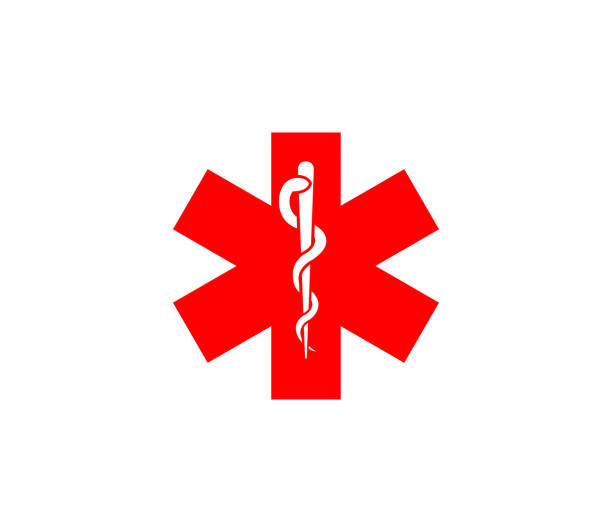 Emergency medical Icon,Medical alert emergency ,ems flat icon Emergency medical Icon,Medical alert emergency ,ems flat icon medical symbols stock illustrations