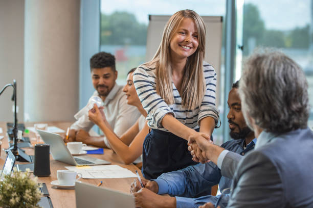 istock Group of business workers smiling happy and confident. 1331433968