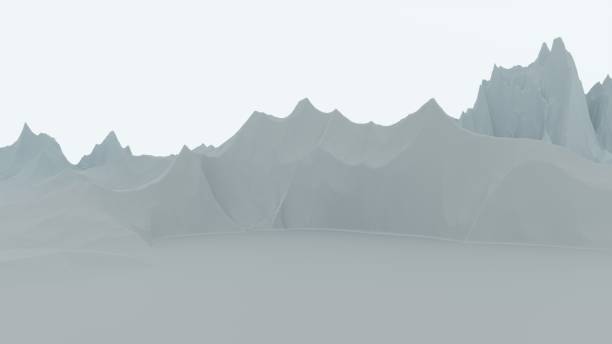 istock Landscape of empty mountains. 1331433995