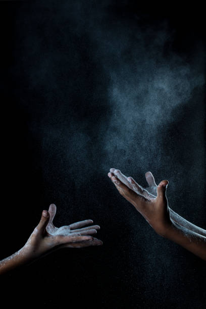 istock African man hands interacting with with flour or powder. 1331435148