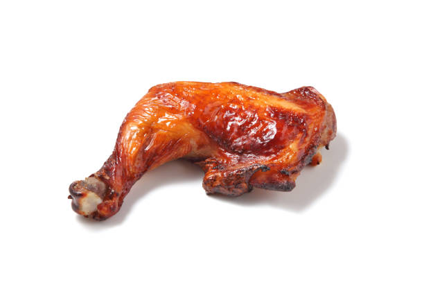 istock Thai style grilled chicken isolated on white background 1331435288