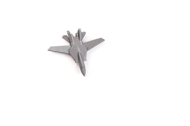 istock Model plane, airliner, airplane created on a 3d printer, on white background. transportation concept 1331443440