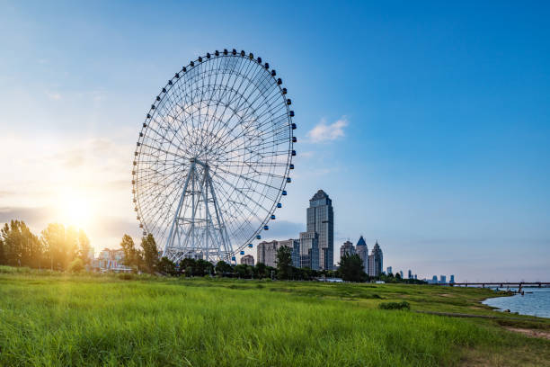 istock Ferris wheel in the park 1331443655