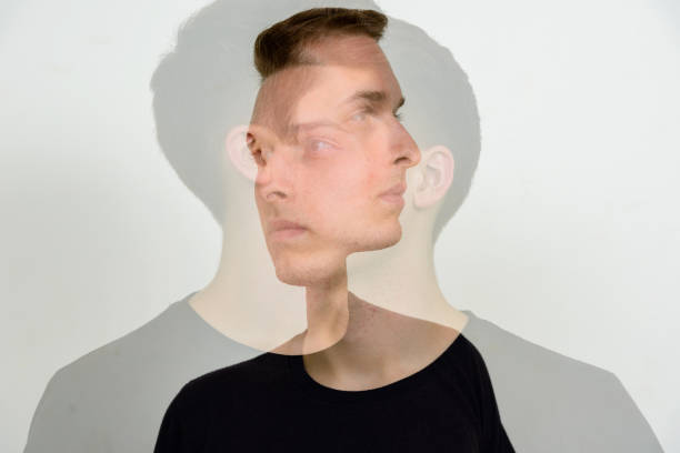 istock Digital Composite Of Man Against White Background 1331450835
