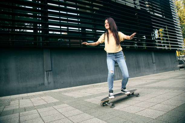 istock Skateboarding in the city 1331451678