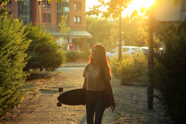 istock Female skater 1331452922