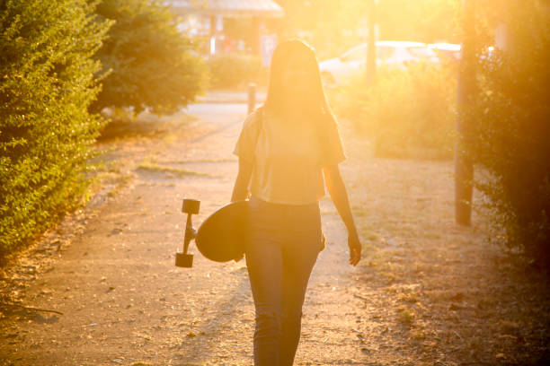 istock Female skater 1331452926