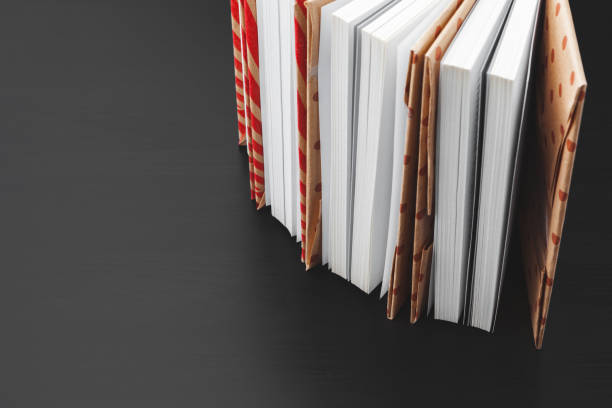 istock paperback books on a table 1331454499