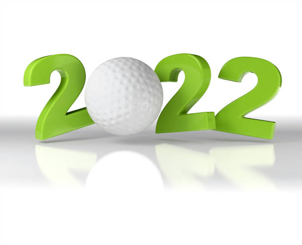 istock Golf ball 2022 Design on White 1331455397