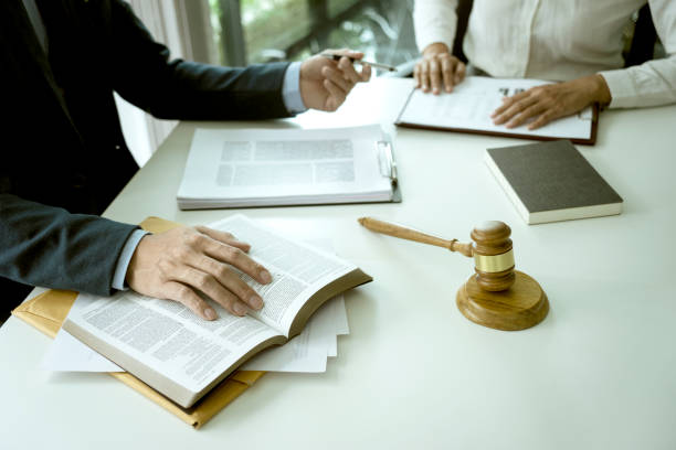 istock The lawyer is explaining the legal 1331456575