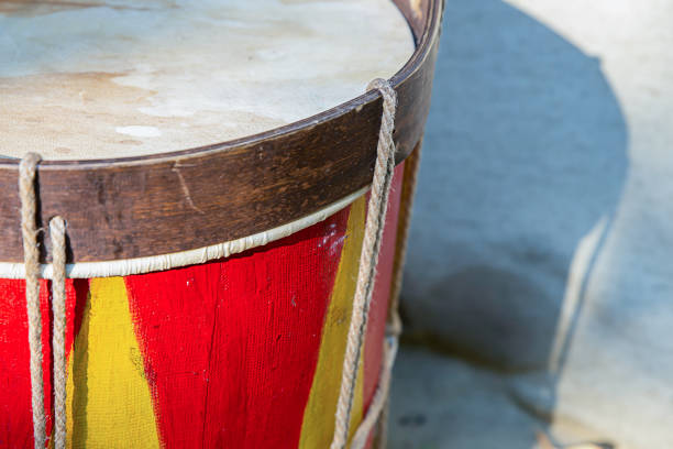 istock drum bright wooden close-up view from the side 1331458509