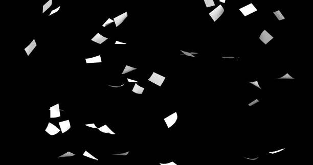 istock white paper flying in the air 1331460448