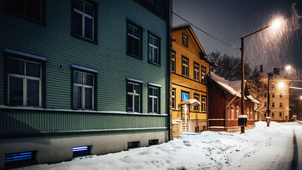 istock Night in town - Tallinn, Estonia 1331464586
