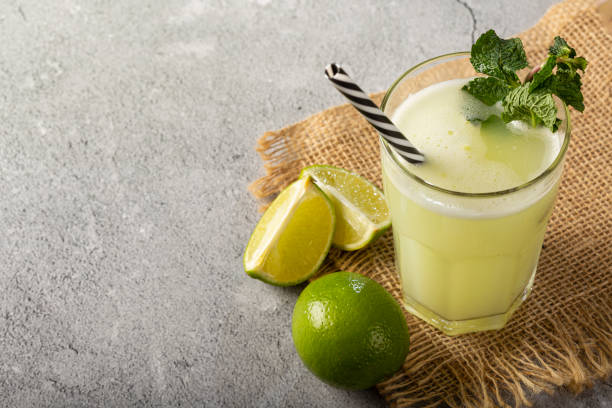 istock Refreshing lemonade with mint. Lemonade, summer drink. 1331479842
