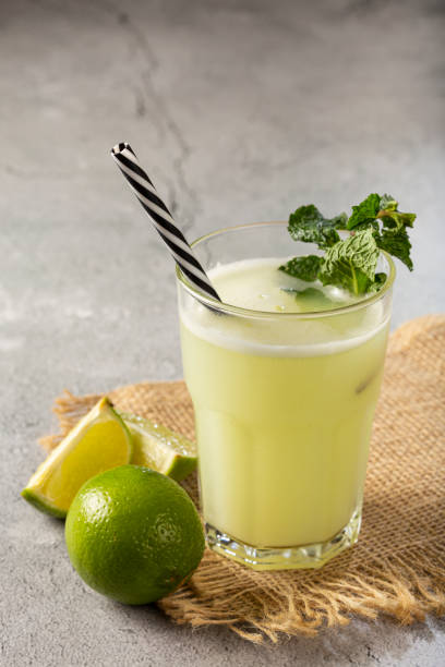 istock Refreshing lemonade with mint. Lemonade, summer drink. 1331479879