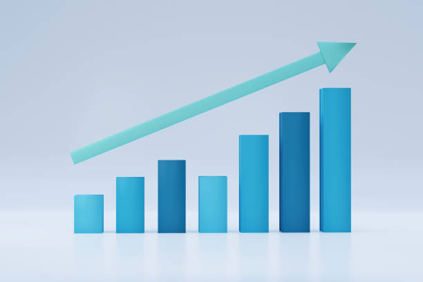 istock bar chart improving business growth concept with uptrend arrow 1331481975