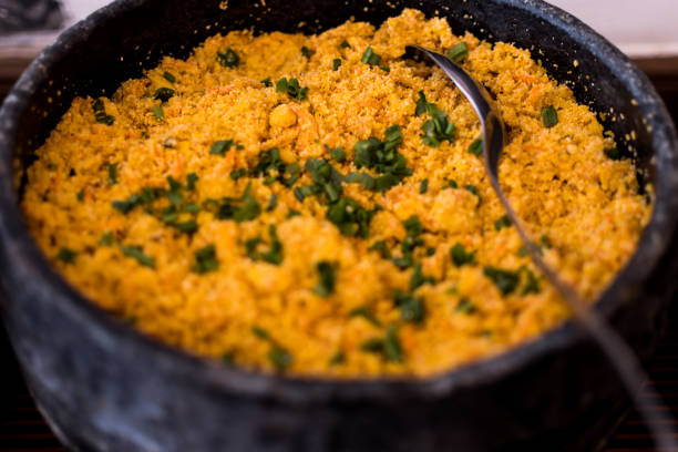 istock Farofa served in a soapstone pan 1331488363