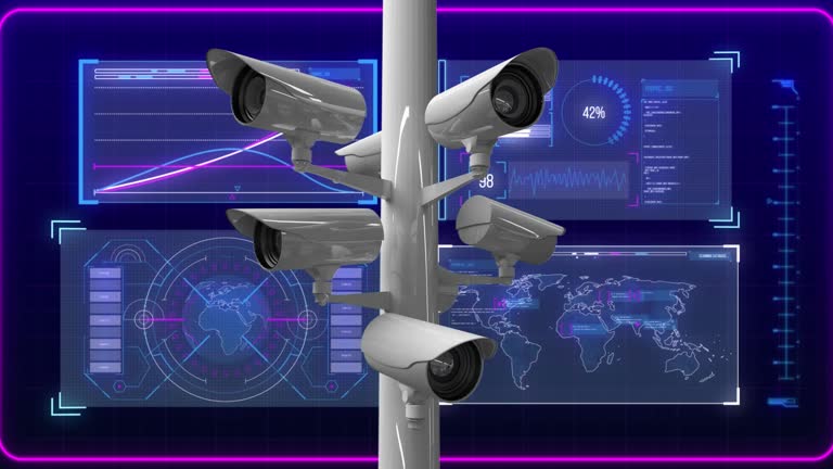 Image Processing Cctv 270+ Cctv Camera In Factory Stock Videos and Royalty-Free Footage - iStock