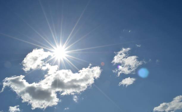 istock White ciling clouds in the blue sky. 1331505630