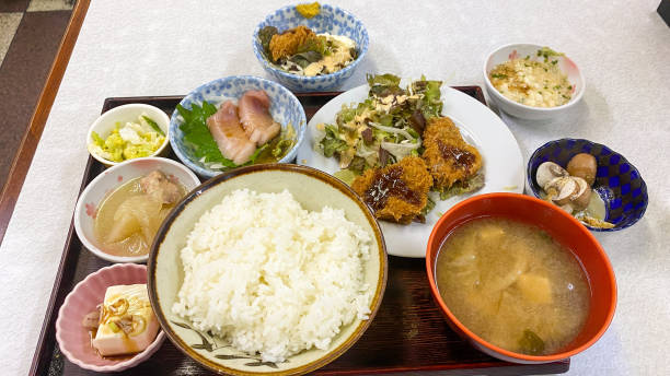 istock Traditional Japanese Lunch plate set which is Teishoku 1331506530