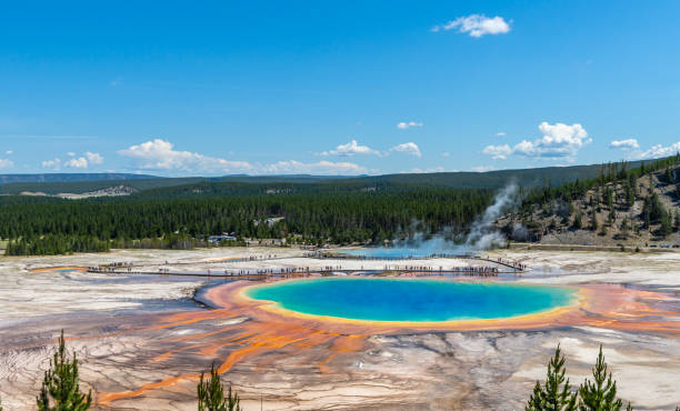 istock Grand Prismatic Spring at Yellowstone’s Midway Geyser Basin 1331510437