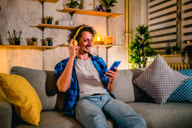 istock Music is his escape 1331524000