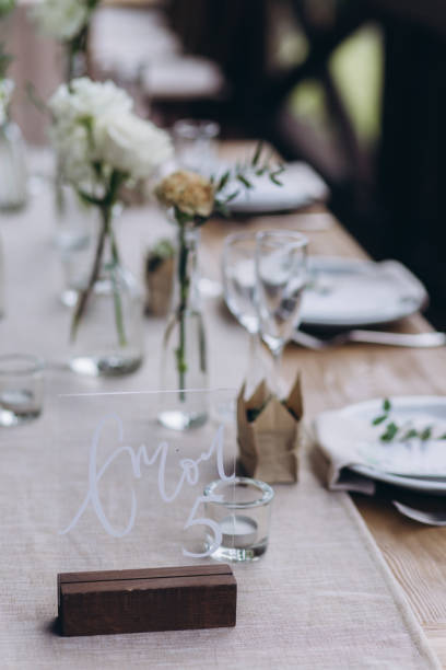 istock Boho wedding table for a newlywed banquet. 1331524011