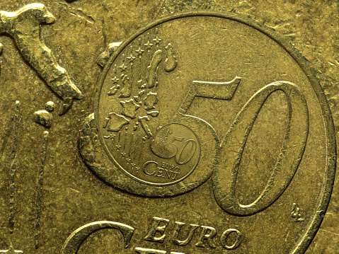 50 euro cent coin spiral