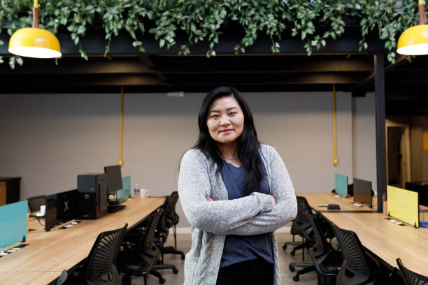 istock Confident woman in the office 1331541166