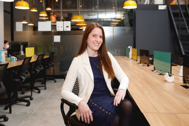 istock Self-confident woman smiling and looking at camera 1331541251