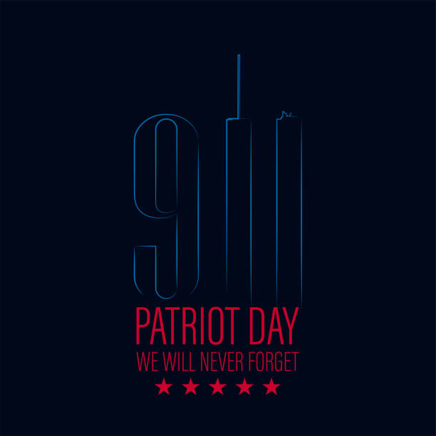ilustrações de stock, clip art, desenhos animados e ícones de usa patriot day 911 remembrance day - world trade center september 11 new york city manhattan