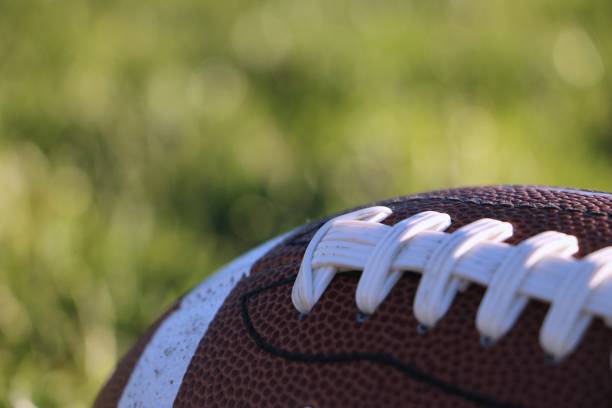 istock Football on field, athletics concept 1331570876