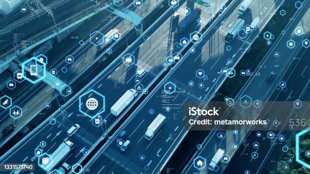 Transportation And Technology Concept Its Mobility As A Service Telematics Stock Photo - Download Image Now