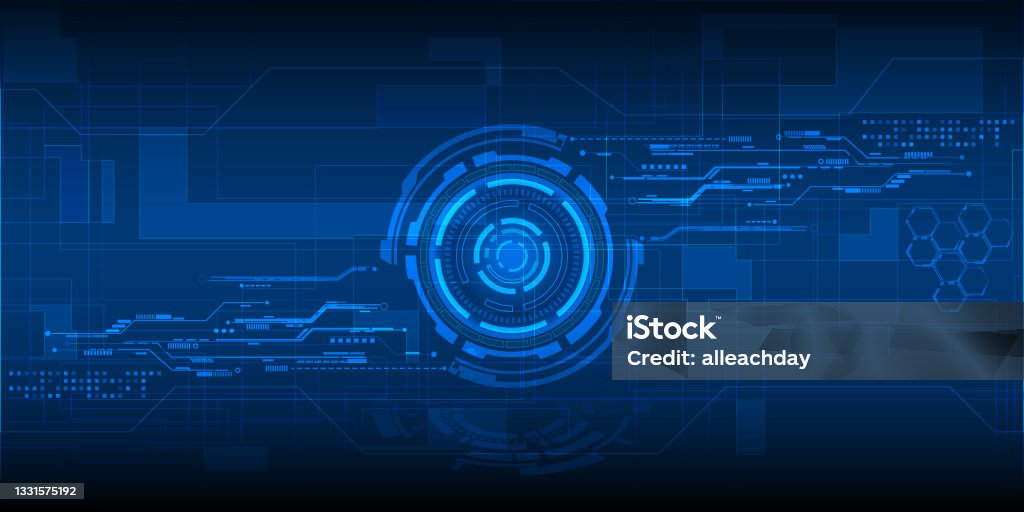 Vector Illustrations Of Hi Tech Digital Technology Stock Illustration ...