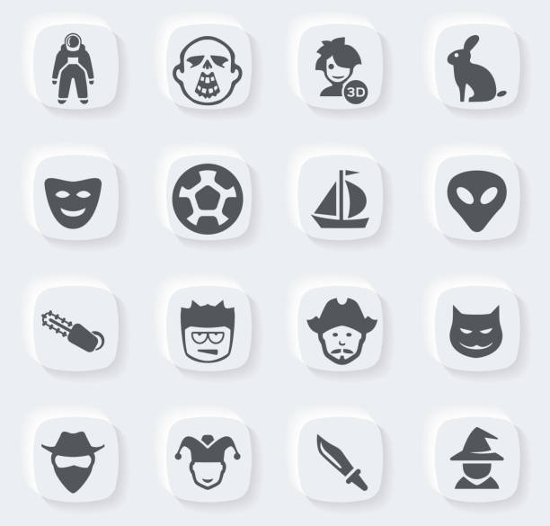Genres of cinema icons set Set of movie genres black icons isolated on white. Vector illustration thriller film genre stock illustrations