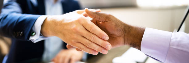 African Business Man Hand Shake
