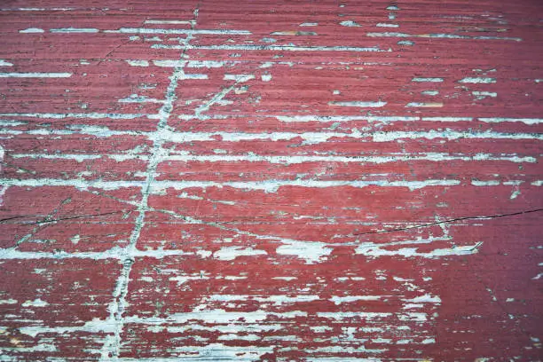 Old wood texture painted red red/pink