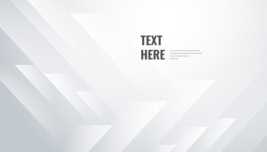 Abstract white geometric background.