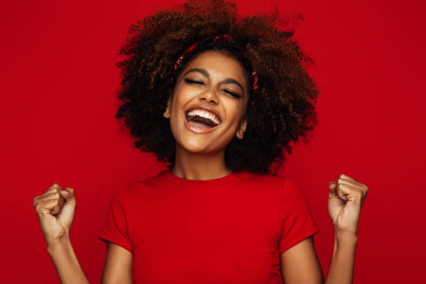 istock Pretty young afro woman 1331637534