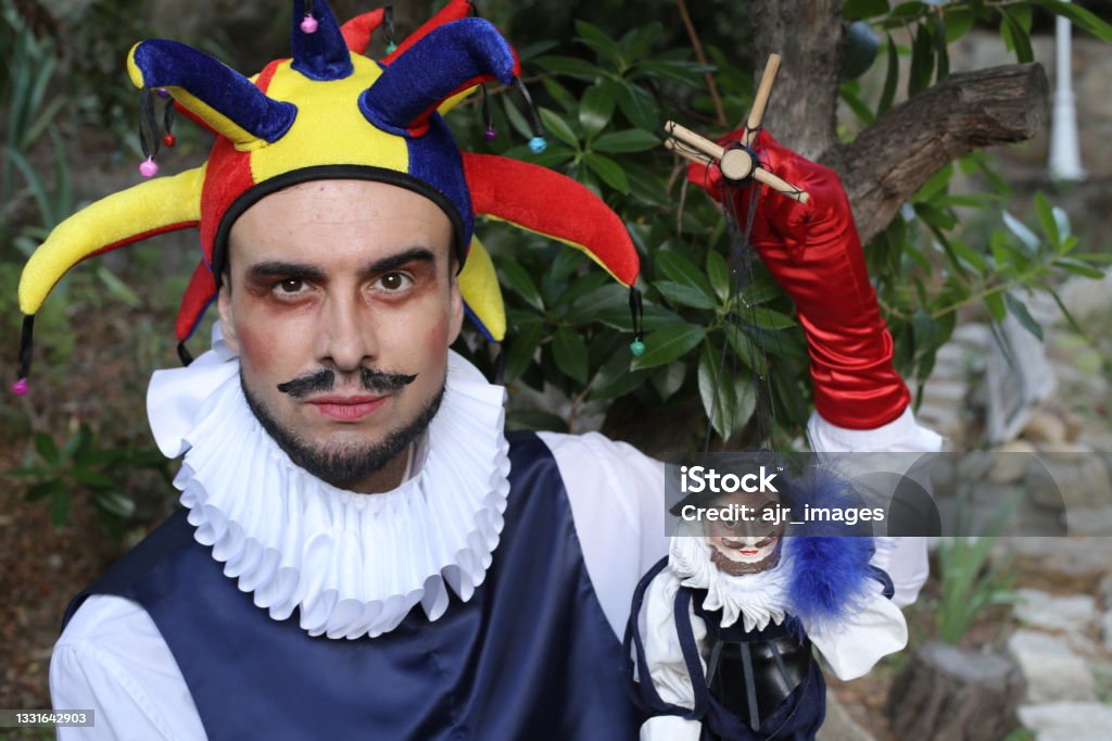 Buffoon Examples Medieval Buffoon With A Puppet Stock Photo - Download Image Now - Adult ...