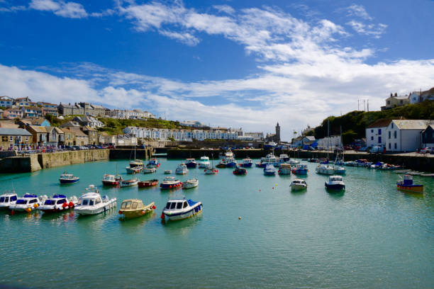 istock Porthleven harbour and town, Cornwall, UK 1331644561