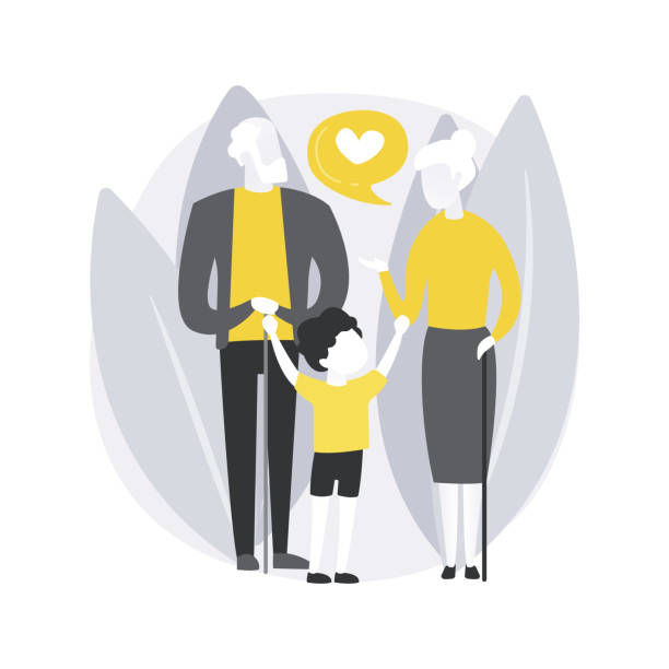 Guardianship abstract concept vector illustration. Guardianship abstract concept vector illustration. Child custody, legal guardian authority, stepfather stepmother, foster care parent, family lawyer, happy parenting, adoption abstract metaphor. my stepmom stock illustrations