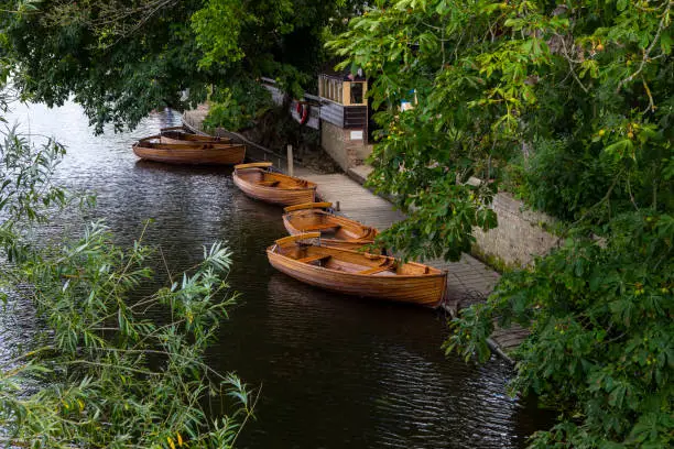 Photo of Boats on the River Stour in Dedham, Essex