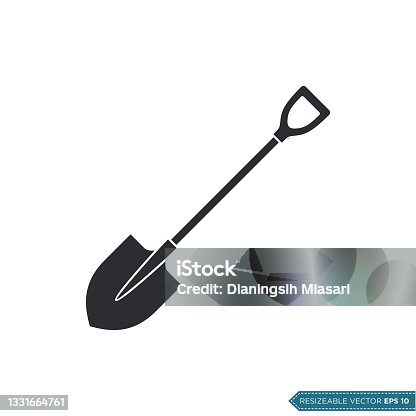 istock Shovel - Gardening Icon Vector Template EPS 10 1331664761