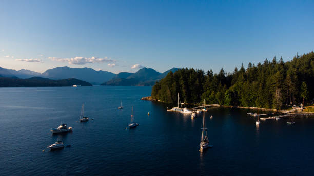 istock Sail boats on a beautiful coastline 1331664996