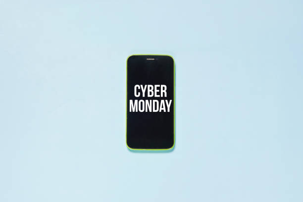 istock Cyber monday on mobile phone 1331676514