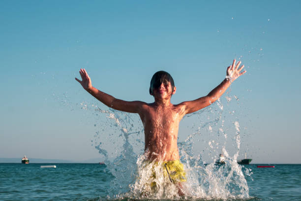 istock Boy Summer fun on the sea 1331682172