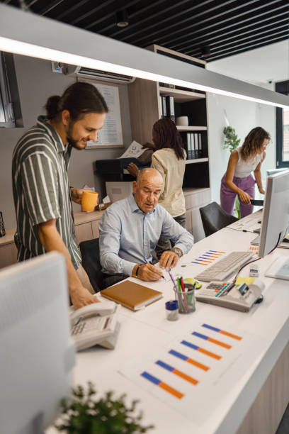 istock Business people discussing over new business project 1331686541